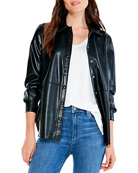 Faux Leather Tops - Bloomingdale's