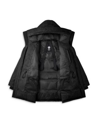 Langford Hooded Wool Blend Down Parka