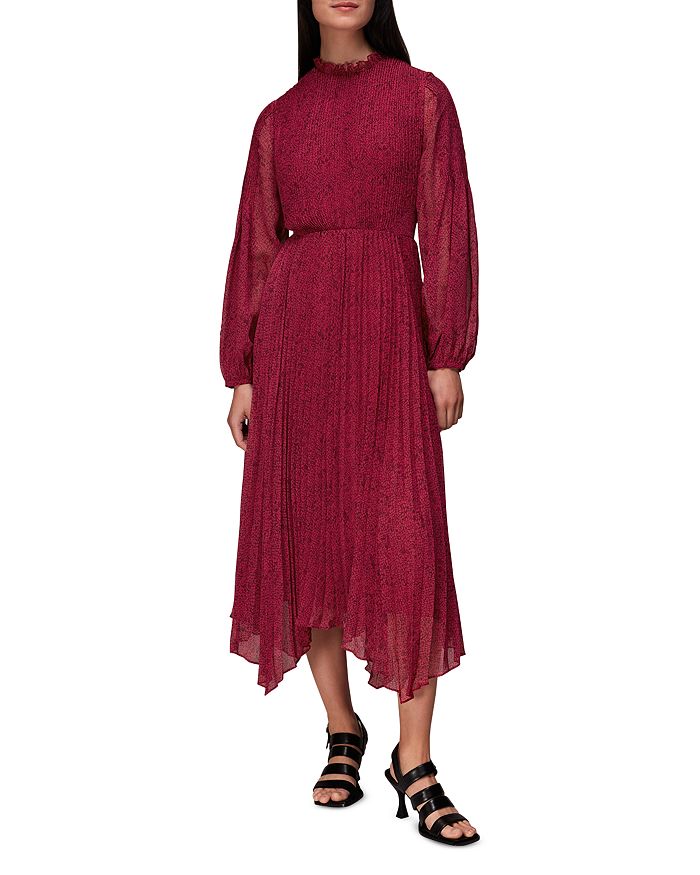 Whistles pleated shop dress