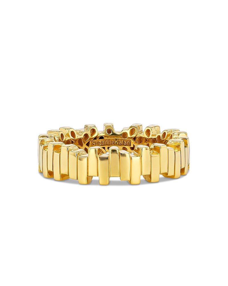 Suzanne Kalan 18k Yellow Gold Golden Age Polished Bar Band In Gold