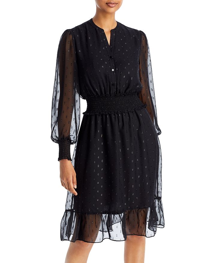 Tahari metallic dress online