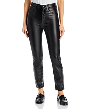 ANINE BING SONYA FAUX LEATHER PANTS