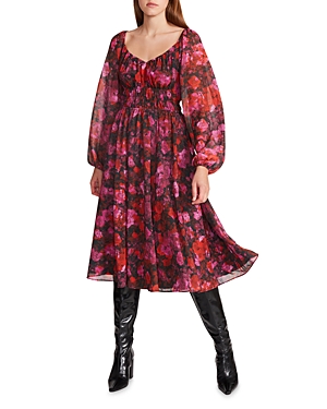 STEVE MADDEN LAINE FLORAL PRINT DRESS