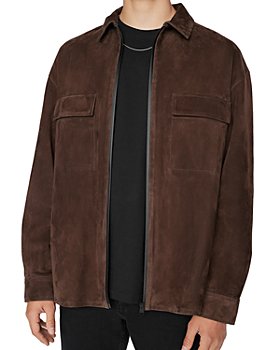 FRAME - Modern Suede Zip Front Jacket