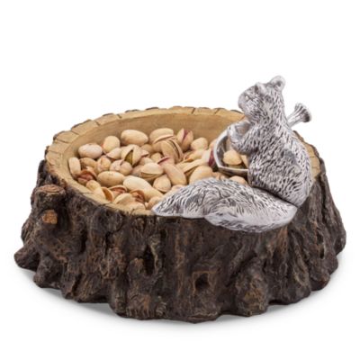 Standing Squirrel Nut Bowl