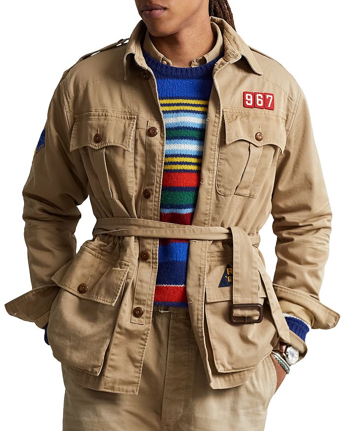 Polo Ralph Lauren Cotton Twill Belted Jacket | Bloomingdale\'s