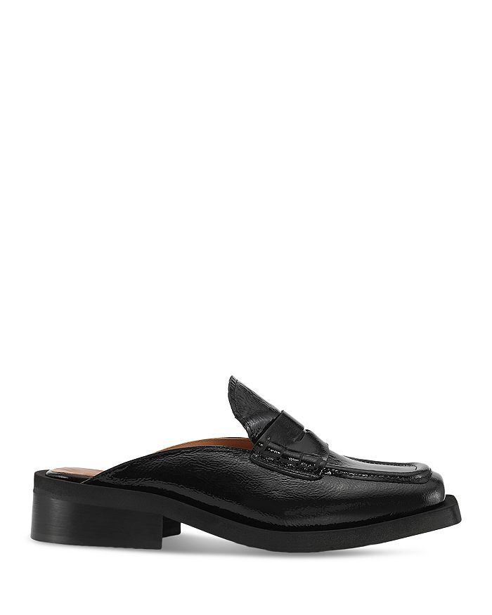 GANNI Women's Square Toe Slip On Mule Flats Bloomingdale's