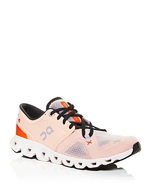On Cloud X 3 Sneakers In Rose/sand