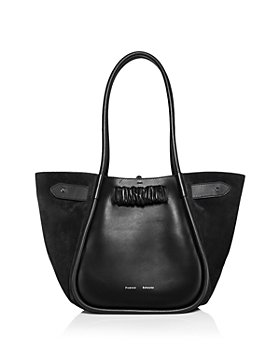 Proenza Schouler - Suede and Leather Large Ruched Tote