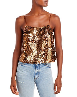 Ramy Brook Issy Sequined Camisole Top