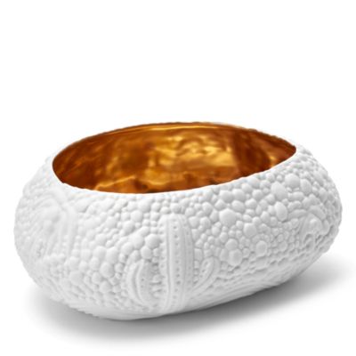 L'Objet - Haas Mojave Desert White + Gold Medium Bowl