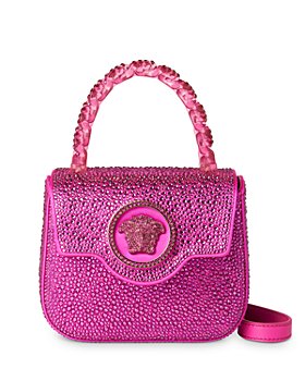 Versace - La Medusa Crystal Embellished Mini Top Handle Bag