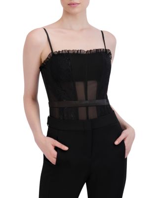 bcbgmaxazria lace bodysuit