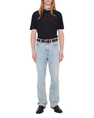 【OUR LEGACY】BLEACH CREASE DENIM BOOT CUT JEANS (WOMEN) Our Legacy - Boot Cut Bleach Crease Denim