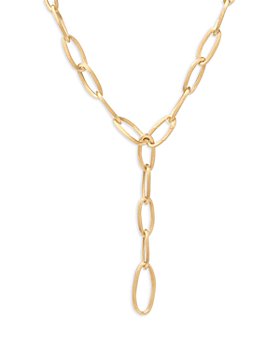 Marco Bicego - Jaipur Link 18K Yellow Gold Oval Link Convertible Lariat Necklace, 18"