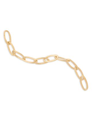 18K Yellow Gold Jaipur Link Polished Oval Link Bracelet