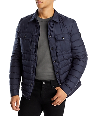 Moncler Todorka Cashmere Blend Down Jacket In Navy
