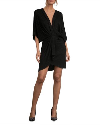 Elan - Dolman Sleeve Glitter Dress
