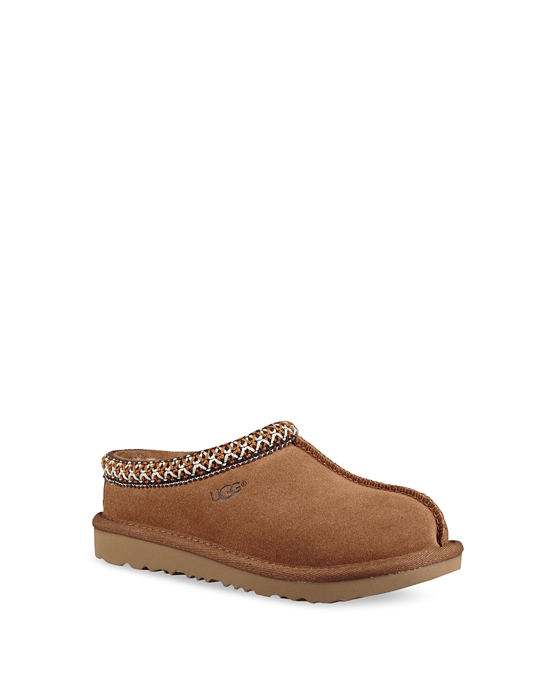 UGG UNISEX TASMAN II SUEDE SLIPPERS - LITTLE KID