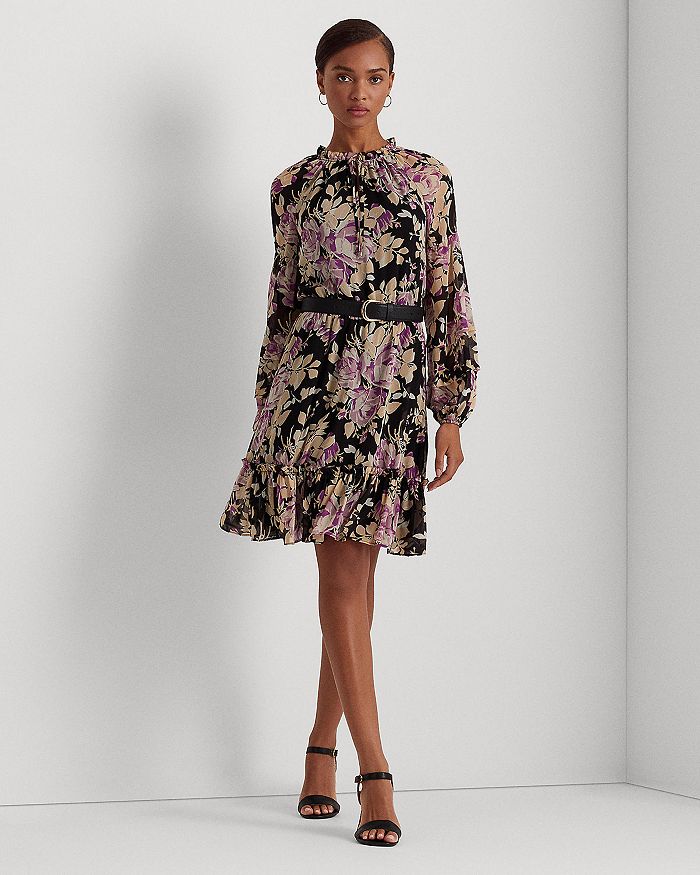 Ralph Lauren Floral Print Dress | Bloomingdale's
