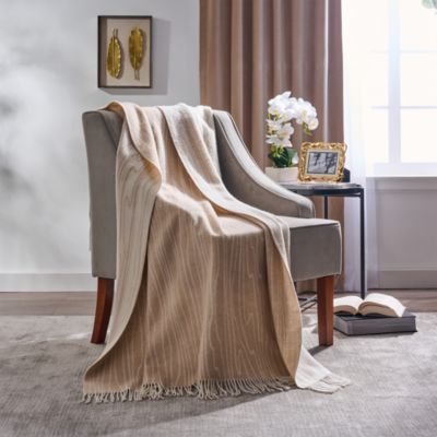 Michael Aram Woodgrain Throw