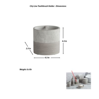 City Line Toothbrush Holder