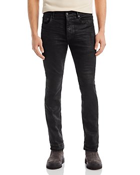 Purple Brand - Bootcut Fit High Gloss Jeans in Black Coated
