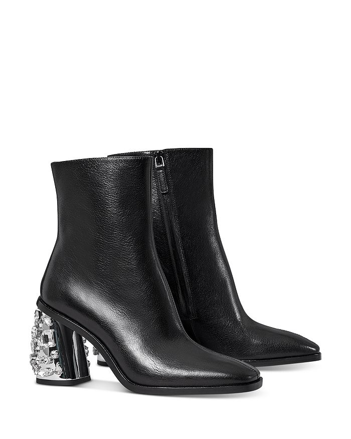 Tory Burch Women s Embellished Heel Booties Bloomingdale s