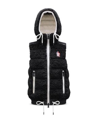 Moncler - Hooded Teddy Puffer Vest