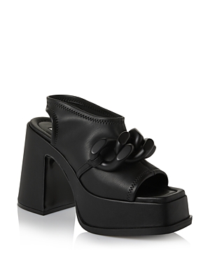 Stella Mccartney Black Alter Mat Skyla Sandals In Black