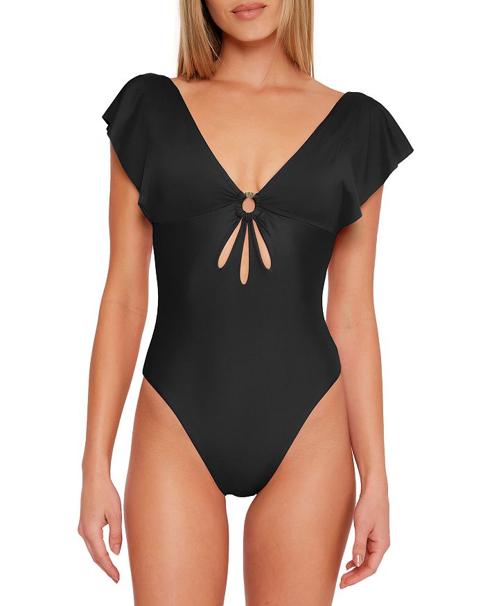 Trina turk black clearance swimsuit