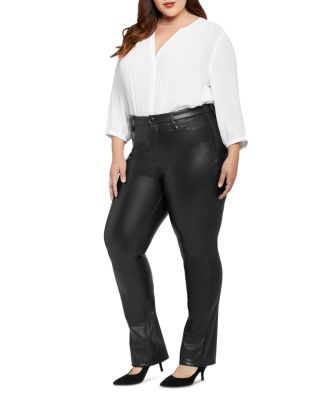 Plus Size Marilyn Faux Leather Jeans