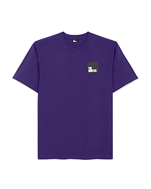 The Kooples Short Sleeve Logo Tee In Purple