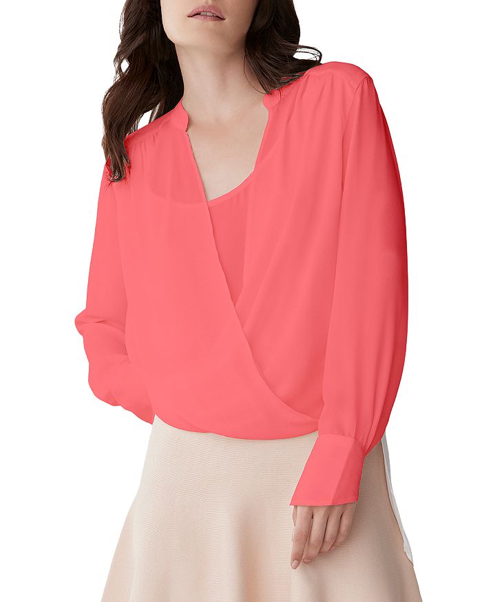 Bcbgmaxazria jaklyn hotsell draped front blouse