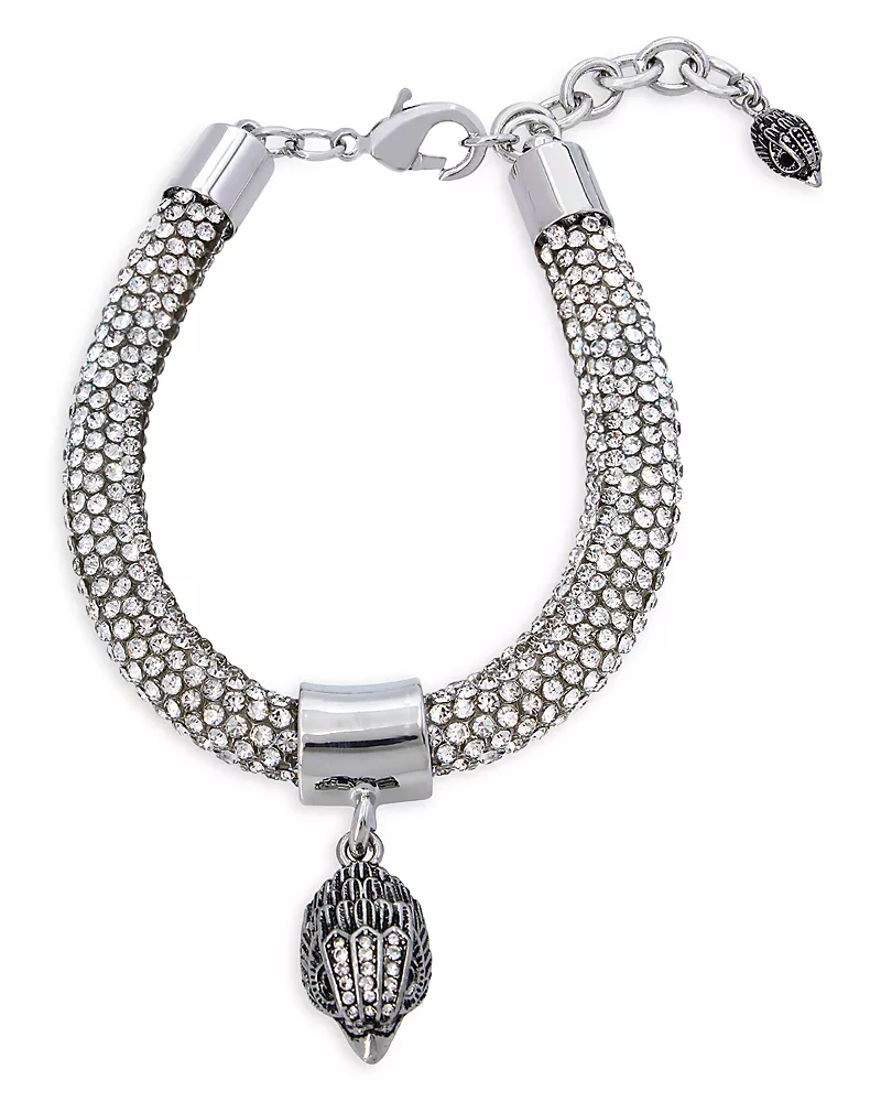 Kurt Geiger London Shimmer Mesh Rope Eagle Head Bracelet