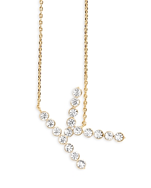 BAUBLEBAR ETTA PAVE INITIAL PENDANT NECKLACE, 16-19