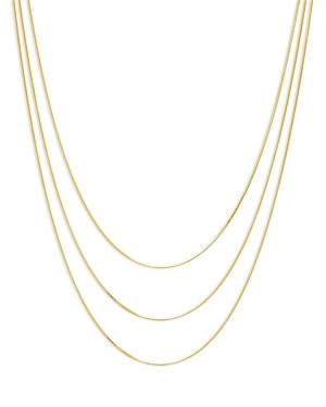 Shashi Triple Lady Layered Necklace, 16.75