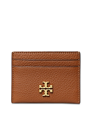 Tory Burch Kira Pebbled Leather Card Case