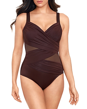 Miraclesuit Network 18 Madero One Piece Swimsuit In Sumatra Brown