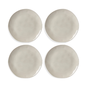 Shop Lenox Bay Colors Dinner Plates, Set Of 4 In Gray