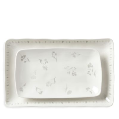 Oyster Bay Nesting Serving Platters, 2-Piece Set