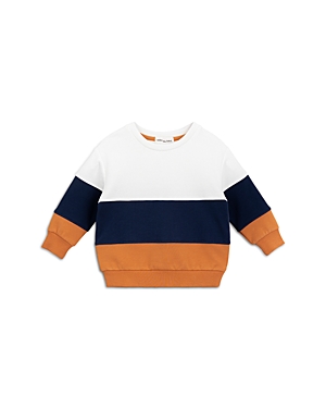 MILES THE LABEL MILES THE LABEL BOYS' COLOR BLOCK TERRY SWEATSHIRT - BABY