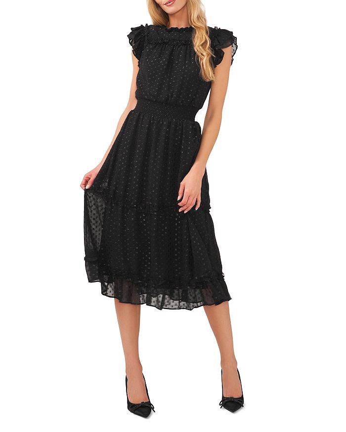 CeCe Textured Dot Dress | Bloomingdale's