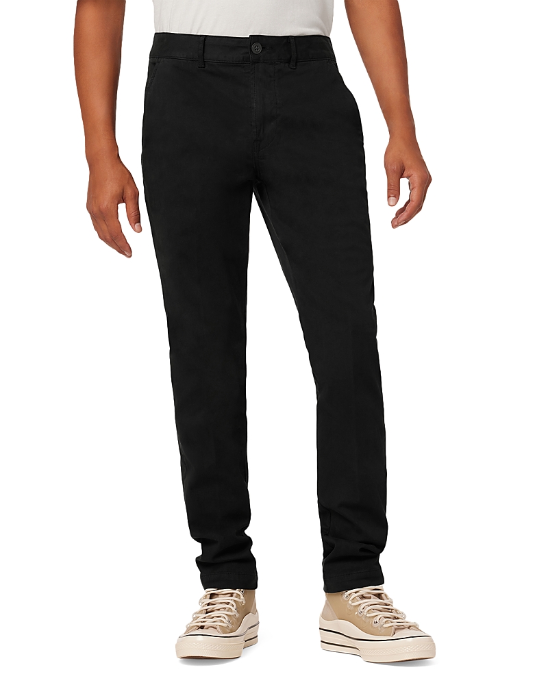 Hudson Classic Slim Straight Fit Chino Pants in Black