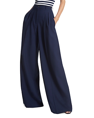Michael Kors Collection Wool Wide Leg Pants