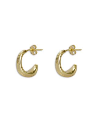 Orecchini Huggie A Croce EVER In Argento 925 Con Zirconia – Regalo Minimalista Per Donna