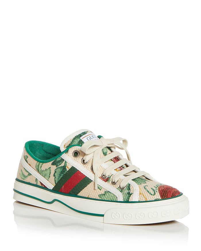 Gucci - Women's Floral Low Top Sneakers