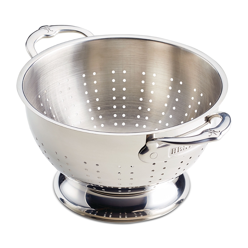 Hestan 2 Pc Stainless Steel Colander Set In Silver