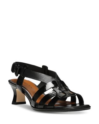 Donald Pliner - Women's Strappy Slingback Mid Heel Sandals