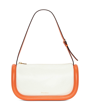 Jw Anderson Bumper 15 Shoulder Bag In White/orange/gold